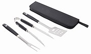 3 pcs. BBQ Set in nylon pouch 