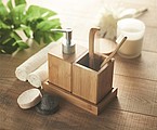 3 piece bath set in bamboo