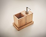 3 piece bath set in bamboo