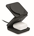3in1 foldable charging station, black