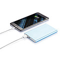 4.000 mAh slim Power bank, blue