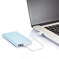 4.000 mAh slim Power bank, blue