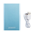 4.000 mAh slim Power bank, blue