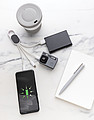 4-in-1 cable with carabiner clip