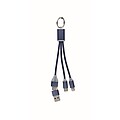 4 in 1 charging cable type C, french navy