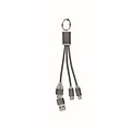4 in 1 charging cable type C, titanium