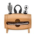 4 pcs wine set in wooden stan