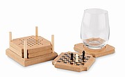 4-piece coaster game set