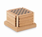 4-piece coaster game set
