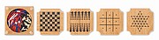 4-piece coaster game set