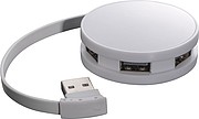 4 port - rounded USB-Hub