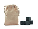 4 stone ice cubes inpouch
