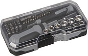 41-piece tool set incl. ratchet, black