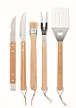 5 BBQ tools in pouch