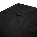 5-panel baseball cap, black