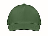 5 panel baseball cap, dark green