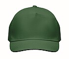 5 panel baseball cap, dark green