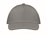 5 panel baseball cap, grey