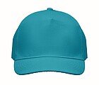 5 panel baseball cap, turquoise