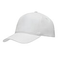 5-panel baseball cap, white