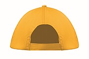 5 panel baseball cap, yellow
