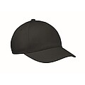 5 panel kids baseball cap, black