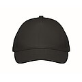 5 panel kids baseball cap, black