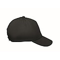 5 panel kids baseball cap, black