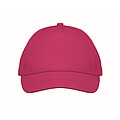 5 panel kids baseball cap, fuchsia