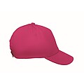 5 panel kids baseball cap, fuchsia