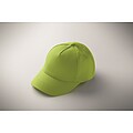 5 panel kids baseball cap, lime