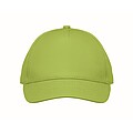 5 panel kids baseball cap, lime