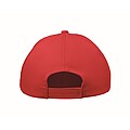 5 panel kids baseball cap, red