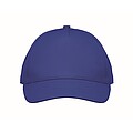 5 panel kids baseball cap, royal blue