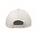 5 panel kids baseball cap, white