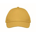 5 panel kids baseball cap, yellow