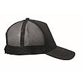 5 panel trucker cap, black