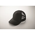 5 panel trucker cap, black