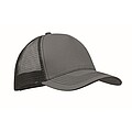 5 panel trucker cap, stone grey