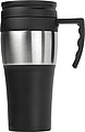 500ml Travel mug. Black/silver