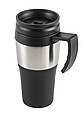 500ml Travel mug. Black/silver