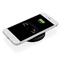5W wireless charging pad round, black