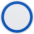 5W wireless charging pad, white/royal blue