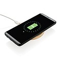 5W wood wireless charger, brown