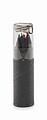 6 black colouring pencils, black