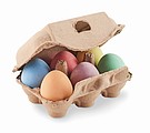 6 chalk eggs in box MO6479-13