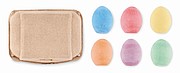 6 chalk eggs in box MO6479-13