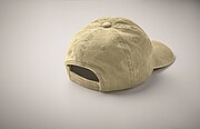 6 panel baseball cap 265 gr/m2, army Green
