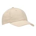 6-panel baseball cap, beige