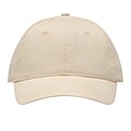 6-panel baseball cap, beige